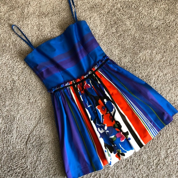 RED Valentino Floral Fit & Flare Dress - Picture 2 of 8